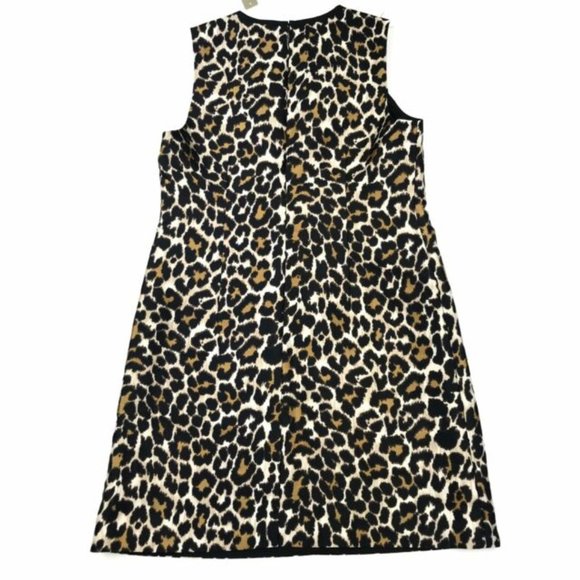 J. Crew Leopard animal Print A-Line Shift dress - Picture 9 of 12